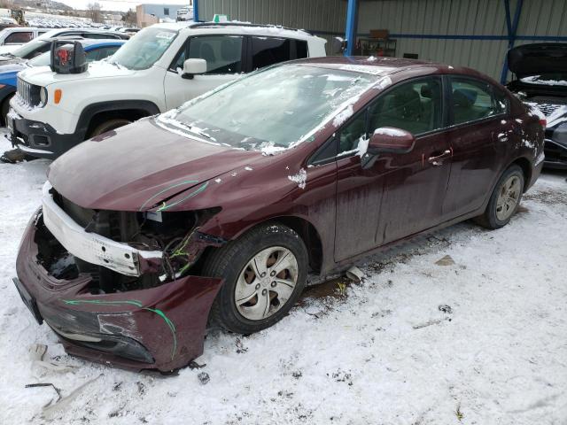 Photo 1 from auction – 2014 HONDA CIVIC LX with VIN 19XFB2F58EE075613