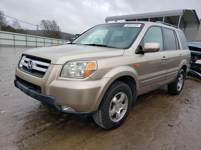 HONDA PILOT EX 2006 with VIN 2HKYF186X6H542279 - Photo from auction