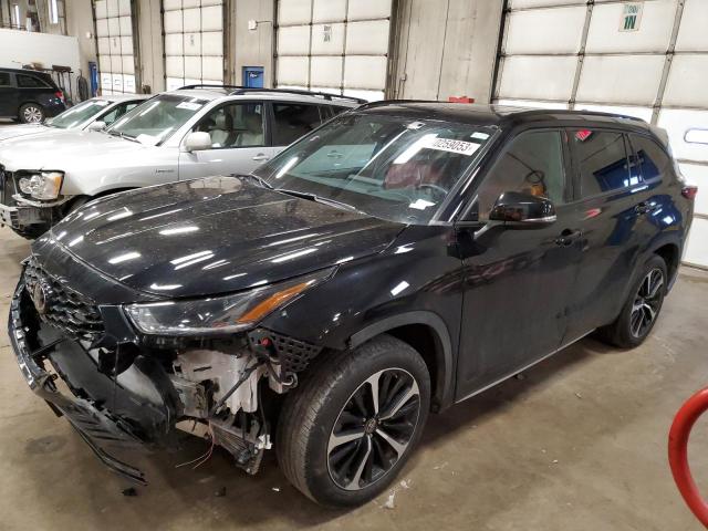 TOYOTA HIGHLANDER 2021 with VIN 5TDJZRBH5MS124642 - Photo from auction