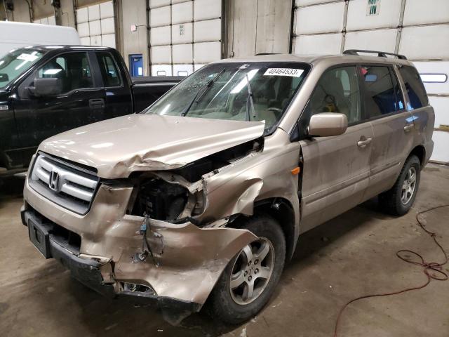 HONDA PILOT EXL 2007 with VIN 5FNYF18567B017064 - Photo from auction