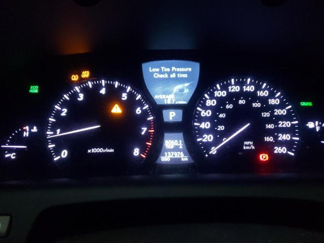 Photo 9 from auction – 2012 LEXUS LS 460 with VIN JTHCL5EF6C5014439