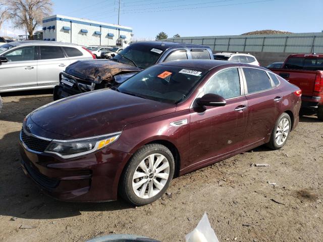KIA OPTIMA LX 2016 with VIN 5XXGT4L38GG036384 - Photo from auction