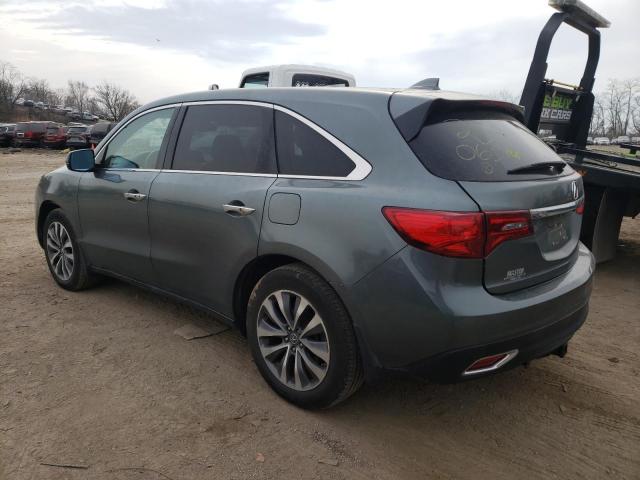 Photo 2 from auction – 2014 ACURA MDX TECHNO with VIN 5FRYD3H49EB019668