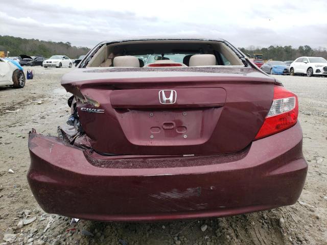 Photo 6 from auction – 2012 HONDA CIVIC LX with VIN 19XFB2F55CE076523