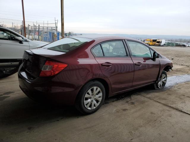 Photo 3 from auction – 2012 HONDA CIVIC LX with VIN 19XFB2F59CE329990