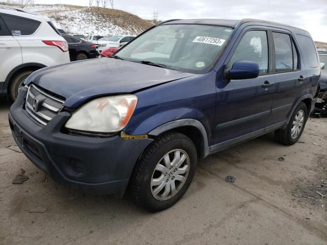 HONDA CR-V EX 2005 with VIN JHLRD78805C015637 - Photo from auction