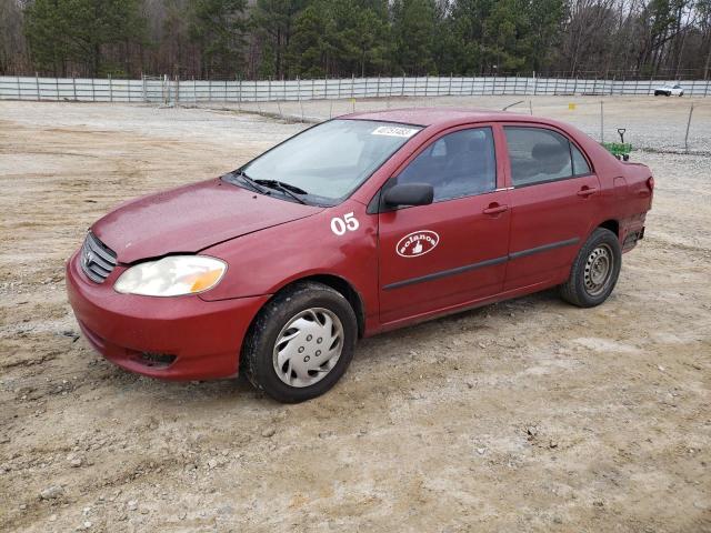 TOYOTA COROLLA CE 2003 with VIN 1NXBR32E73Z014575 - Photo from auction