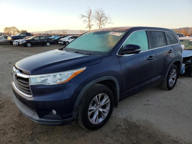 TOYOTA HIGHLANDER 2015 with VIN 5TDBKRFH9FS087908 - Photo from auction