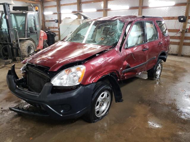 HONDA CR-V LX 2005 with VIN SHSRD68565U307186 - Photo from auction