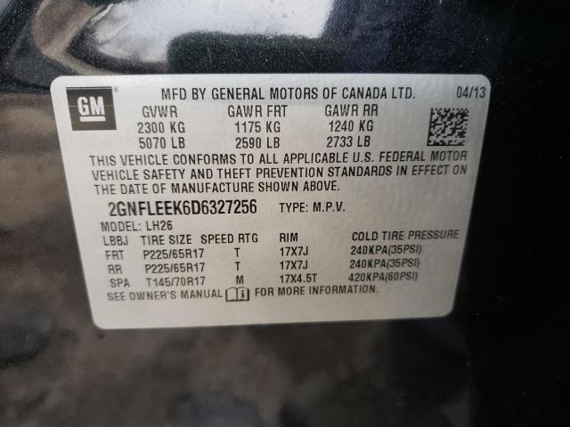 Photo 14 from auction – 2013 CHEVROLET EQUINOX LT with VIN 2GNFLEEK6D6327256