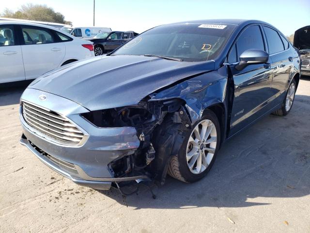 FORD FUSION SE 2019 with VIN 3FA6P0LU1KR101609 - Photo from auction