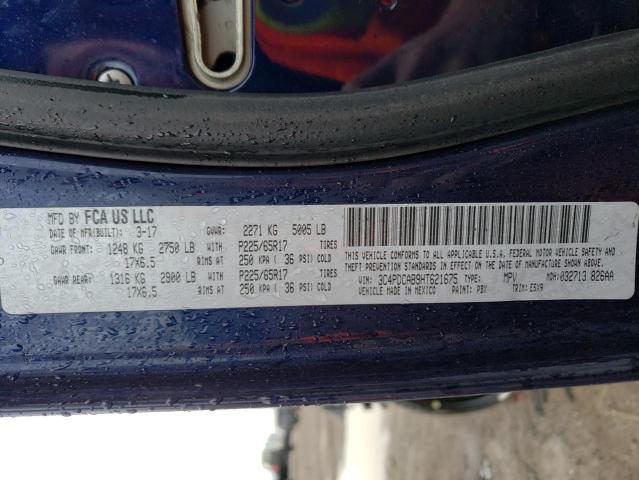 Photo 14 from auction – 2017 DODGE JOURNEY SE with VIN 3C4PDCAB9HT621675