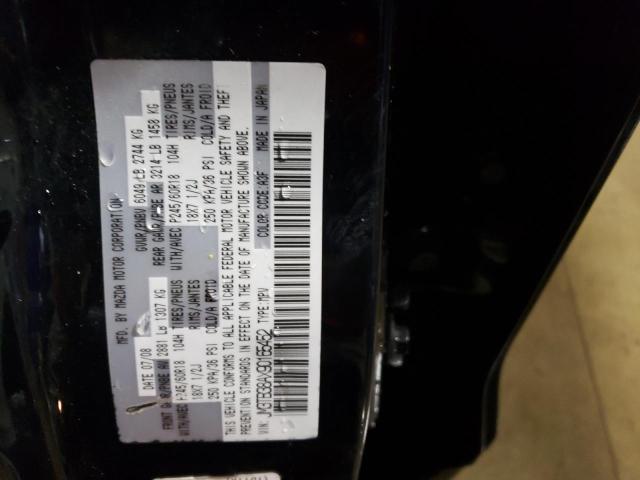 Photo 14 from auction – 2009 MAZDA CX-9 with VIN JM3TB38AX90165452