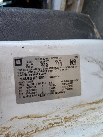 Photo 14 from auction – 2011 GMC YUKON DENA with VIN 1GKS2EEF4BR126023