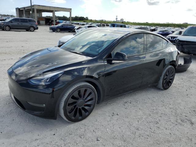 TESLA MODEL Y 2021 with VIN 5YJYGDEF2MF134549 - Photo from auction