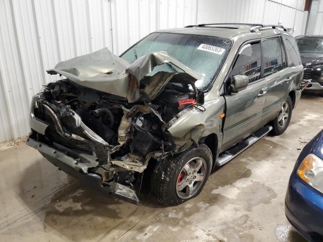 HONDA PILOT EXL 2008 with VIN 5FNYF18708B038690 - Photo from auction