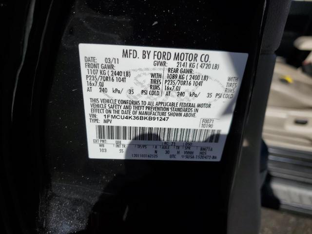 Photo 14 from auction – 2011 FORD ESCAPE HYB with VIN 1FMCU4K36BKB91247