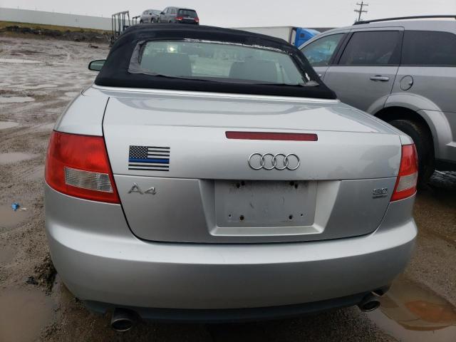 Photo 6 from auction – 2006 AUDI A4 CABRIOL with VIN WAUDT48H66K009757
