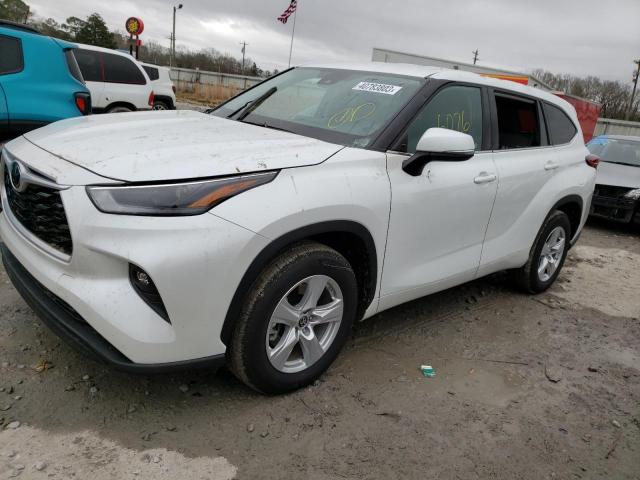 Photo 1 from auction – 2022 TOYOTA HIGHLANDER with VIN 5TDZZRAHXNS135450