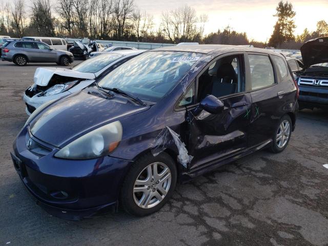 HONDA FIT 2008 with VIN JHMGD38608S050733 - Photo from auction