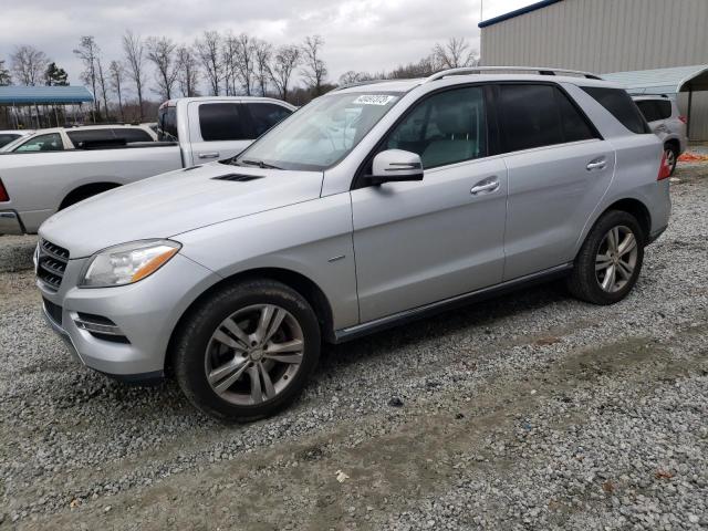 MERCEDES-BENZ ML 350 BLU 2012 with VIN 4JGDA2EBXCA037698 - Photo from auction