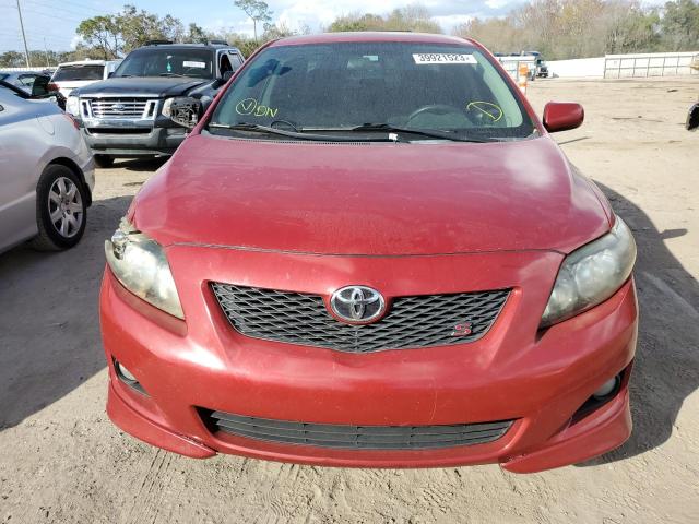 Photo 5 from auction – 2009 TOYOTA COROLLA BA with VIN 2T1BU40E59C131802