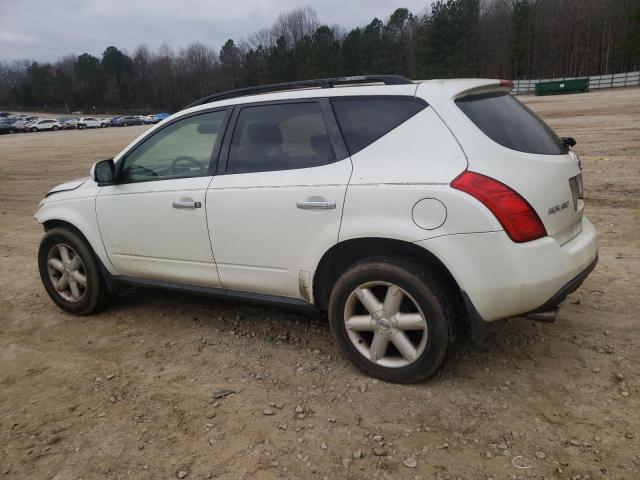 Photo 2 from auction – 2004 NISSAN MURANO SL with VIN JN8AZ08W64W335970