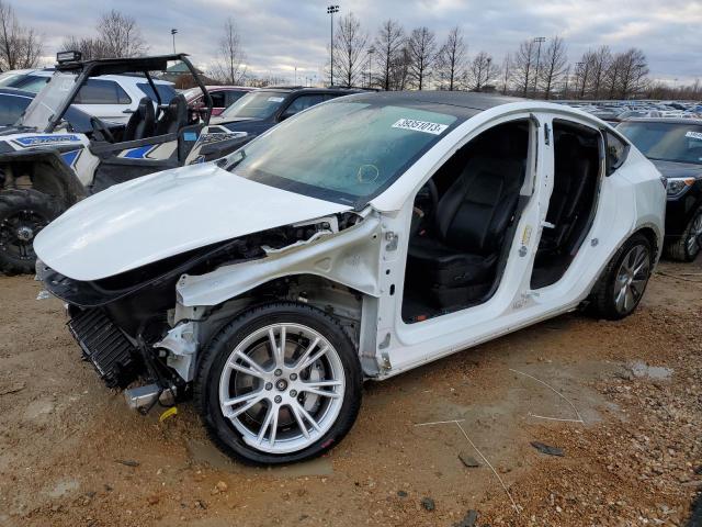 TESLA MODEL Y 2021 with VIN 5YJYGAEE0MF131333 - Photo from auction