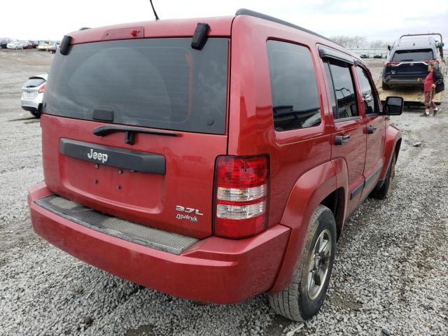 Photo 3 from auction – 2008 JEEP LIBERTY SP with VIN 1J8GP28K58W192464