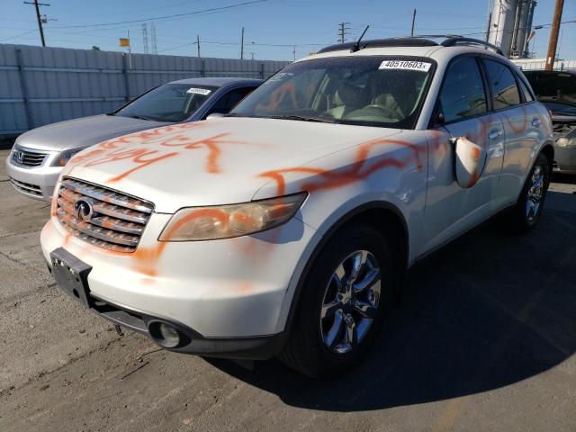 INFINITI FX35 2004 with VIN JNRAS08UX4X106166 - Photo from auction