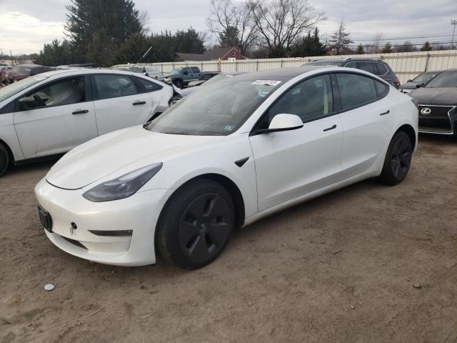 TESLA MODEL 3 2022 with VIN 5YJ3E1EB8NF322697 - Photo from auction