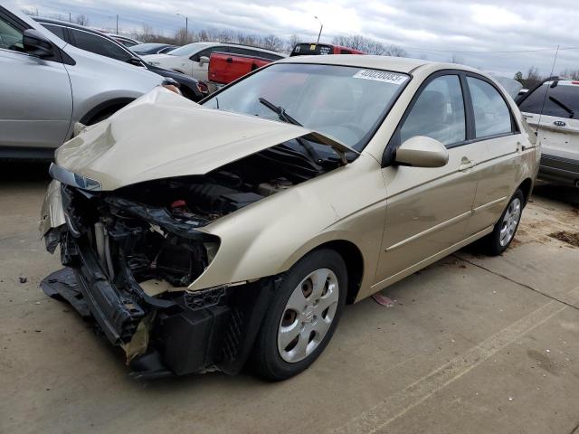 KIA SPECTRA EX 2009 with VIN KNAFE222X95652241 - Photo from auction