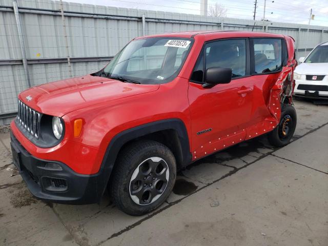JEEP RENEGADE S 2016 with VIN ZACCJBAT3GPD24949 - Photo from auction
