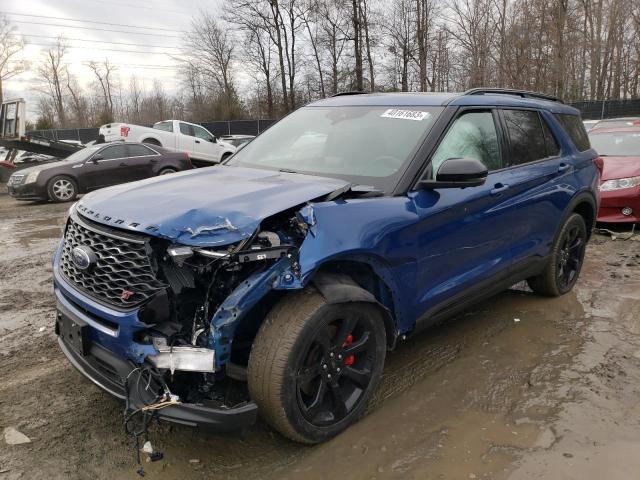 FORD EXPLORER S 2020 with VIN 1FM5K8GC9LGC76232 - Photo from auction