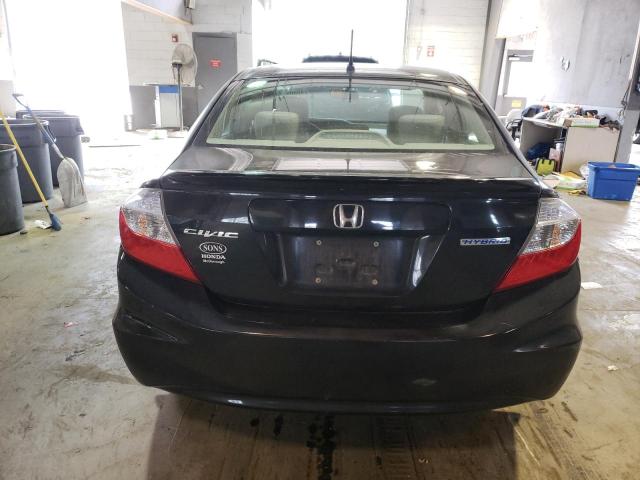 Photo 6 from auction – 2012 HONDA CIVIC HYBR with VIN JHMFB4F36CS009001