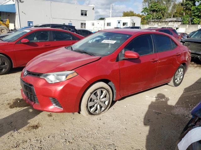 TOYOTA COROLLA L 2015 with VIN 2T1BURHE7FC418197 - Photo from auction