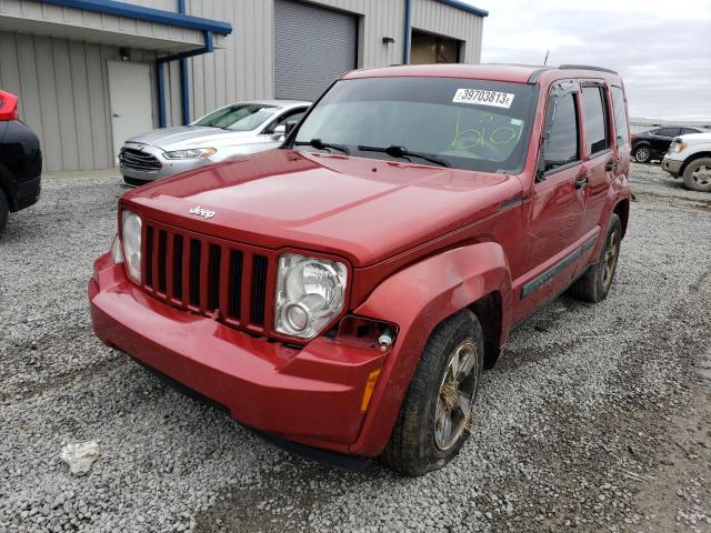 JEEP LIBERTY SP 2008 with VIN 1J8GP28K58W192464 - Photo from auction
