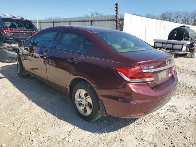 Photo 2 from auction – 2014 HONDA CIVIC LX with VIN 19XFB2F52EE032935