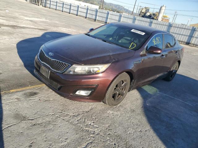 KIA OPTIMA LX 2014 with VIN 5XXGM4A70EG262984 - Photo from auction