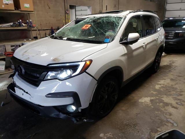HONDA PILOT SE 2021 with VIN 5FNYF6H28MB075577 - Photo from auction