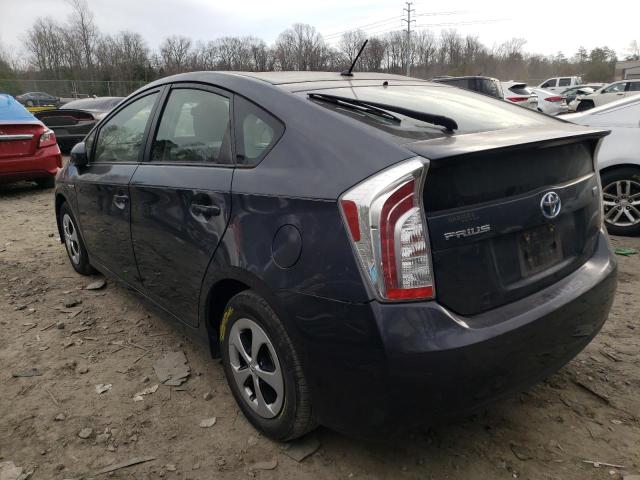 Photo 2 from auction – 2014 TOYOTA PRIUS with VIN JTDKN3DU9E0377541