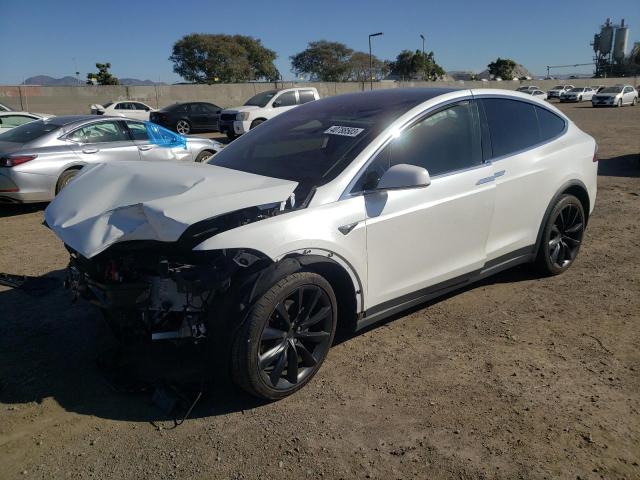 TESLA MODEL X 2017 with VIN 5YJXCBE29HF068449 - Photo from auction