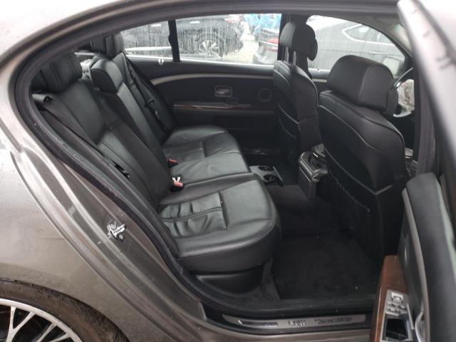 Photo 10 from auction – 2007 BMW 750 with VIN WBAHN83557DT76333