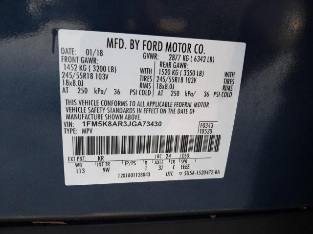 Foto 14 de la subasta – 2018 FORD EXPLORER P con VIN 1FM5K8AR3JGA73430