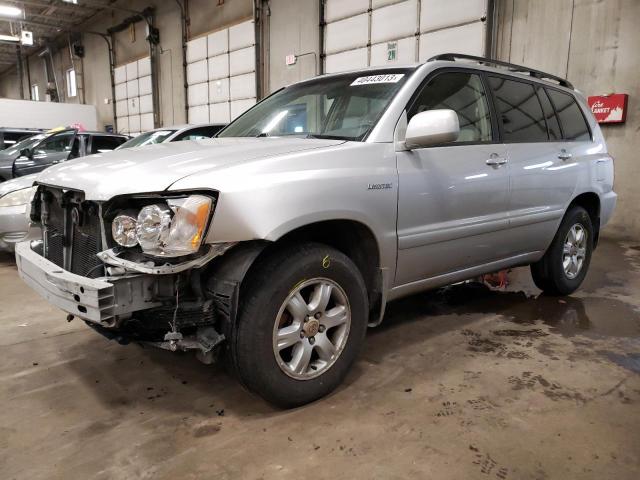 TOYOTA HIGHLANDER 2002 with VIN JTEHF21A120069511 - Photo from auction
