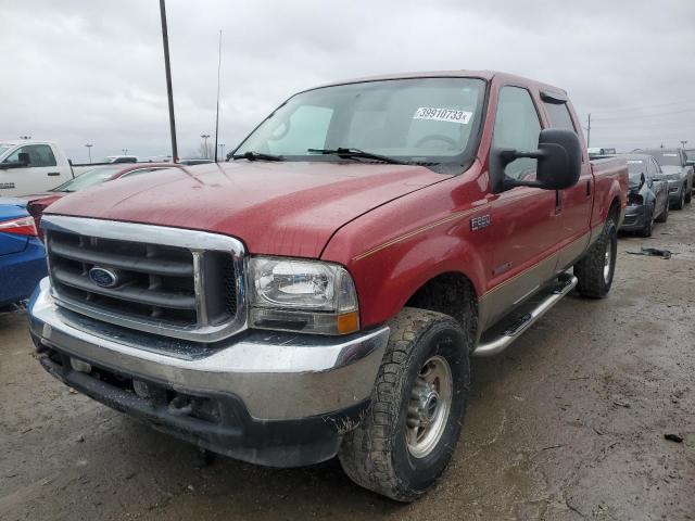 FORD F250 SUPER 2002 with VIN 1FTNW21F22EA44140 - Photo from auction