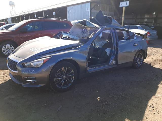 INFINITI Q50 BASE 2015 with VIN JN1BV7AP6FM355841 - Photo from auction