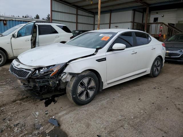 KIA OPTIMA HYB 2013 with VIN KNAGM4AD0D5040628 - Photo from auction