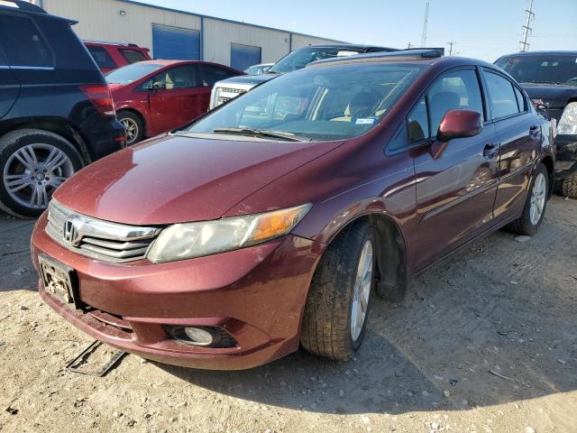 HONDA CIVIC EX 2012 with VIN 2HGFB2F8XCH543760 - Photo from auction