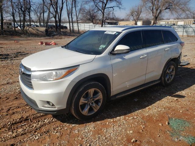 TOYOTA HIGHLANDER 2016 with VIN 5TDYKRFH6GS183152 - Photo from auction